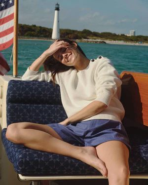 Frankie Shorts in Coastal Indigo