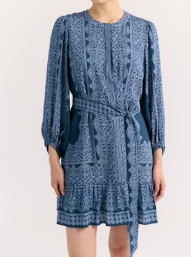 Bonnie Dress in Carmel Trellis, Size: Small