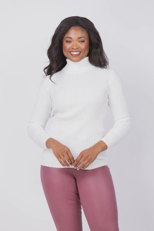Cotton Cashmere Turtleneck