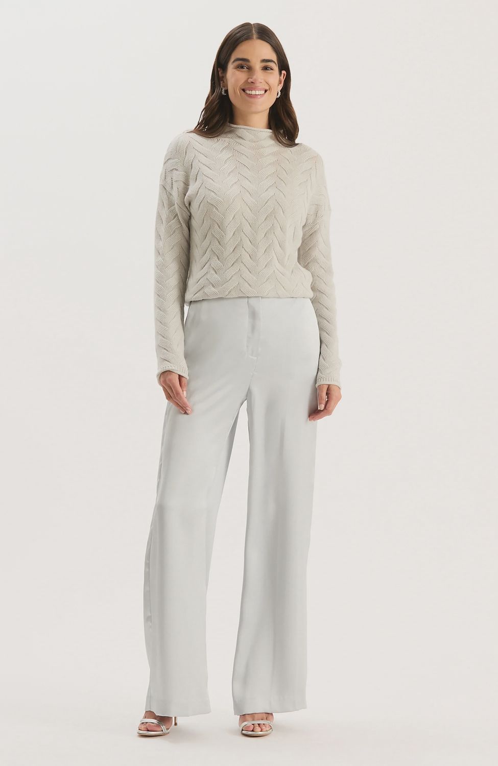 Kathy Charmeuse Pant, Size: 4