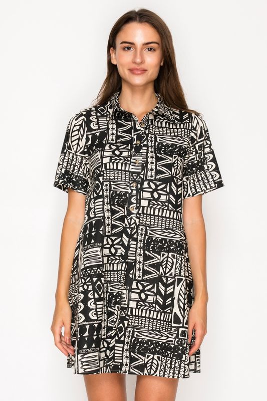 Nysa's Ink Shirt Dress