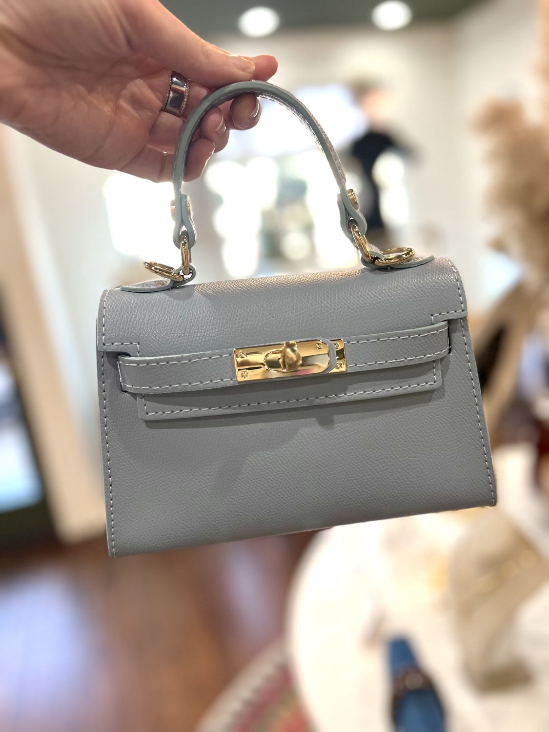 Mini K(elly) Bag, Color: Baby Blue