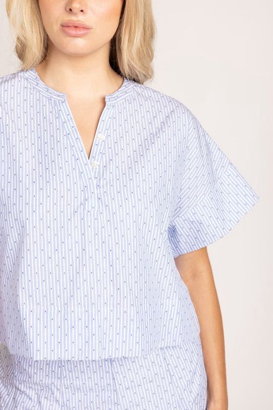 London Top in Diamond Stripe