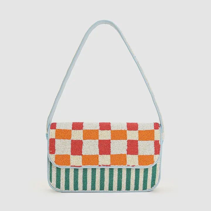 Sunset Check Shoulder Bag
