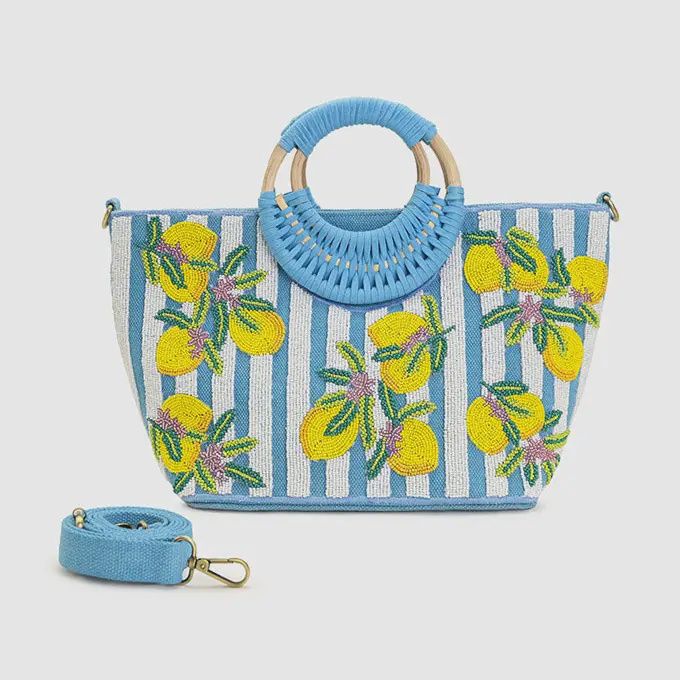 Limoncello Stripe Tote Bag