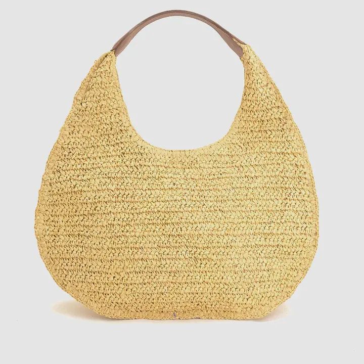 Luna Raffia Hobo