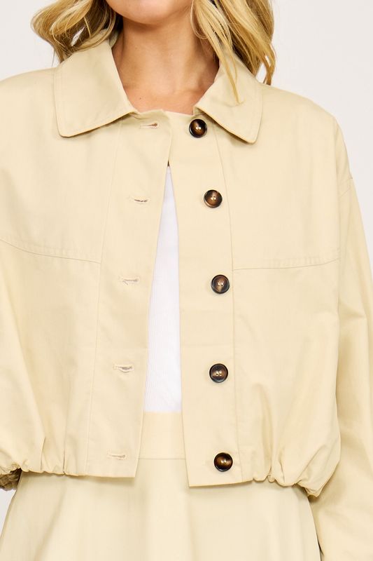 Tiana Bubble Hem Jacket