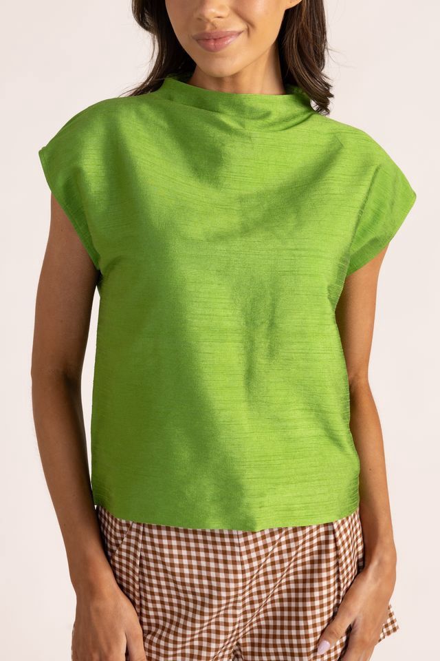 Sadie Top in Green, Size: XS