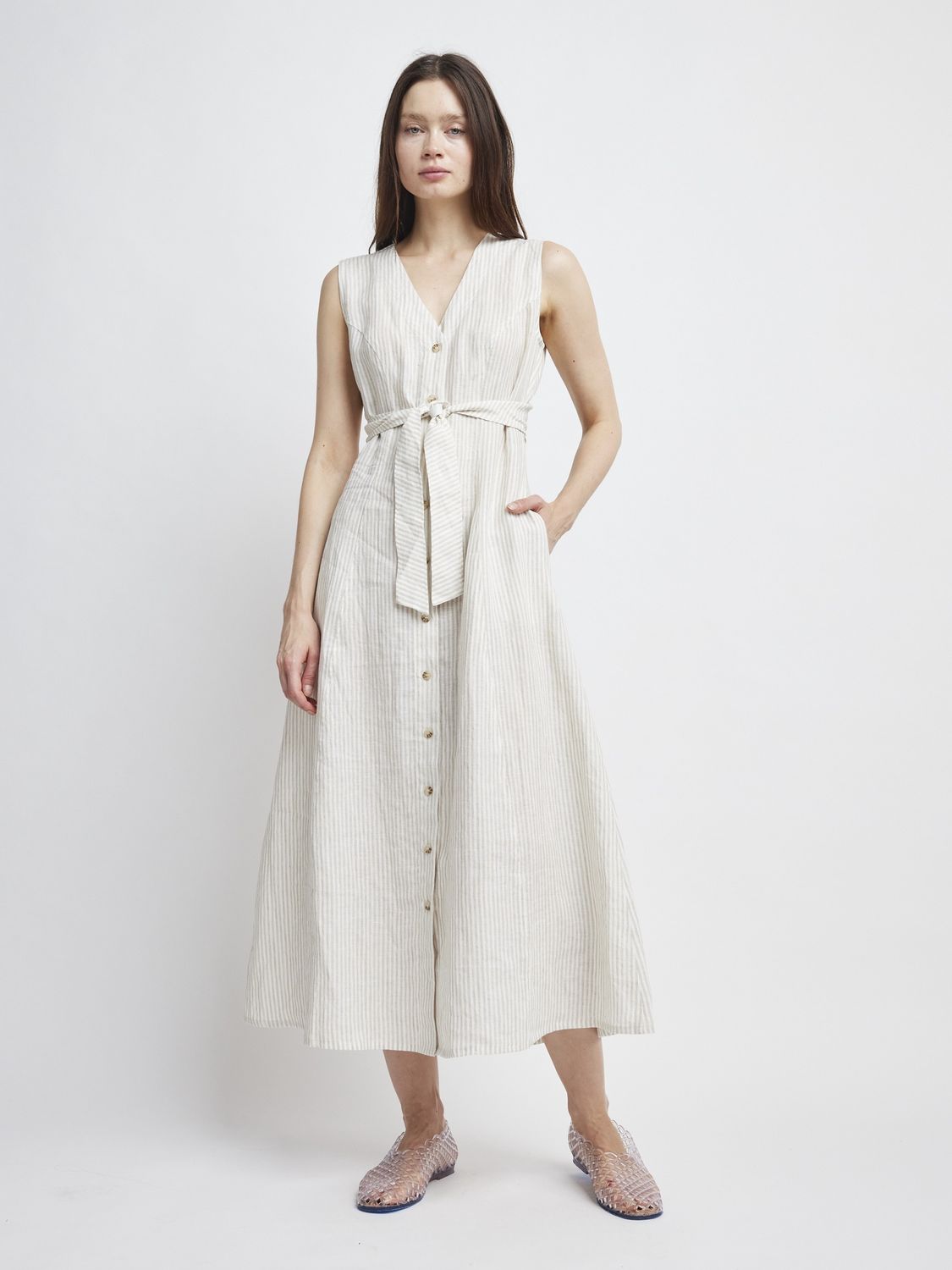 Heidi Wrap Tie Dress, Size: XS