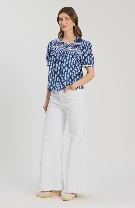 Kenzie Mixed Print Shirt