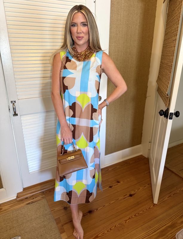 Natasha Dress in Large Deco