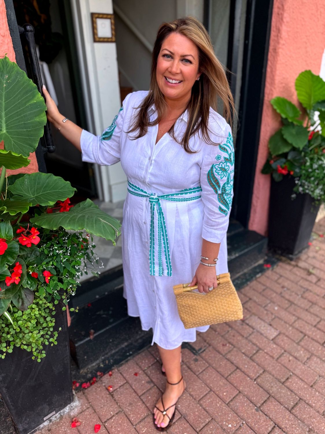 Audrey Linen Shirtdress
