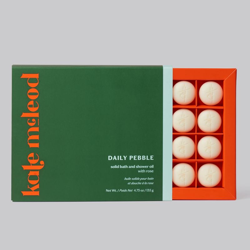 Daily Pebble | Deep Moisturizing Solid Bath &amp; Shower Oil: Tray of 20