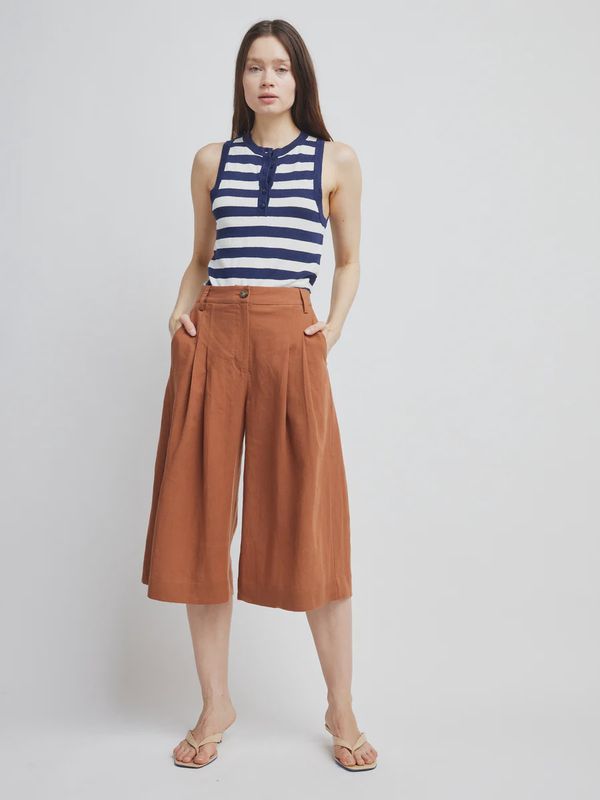 Claire Henley Tank in Navy/White Stripe