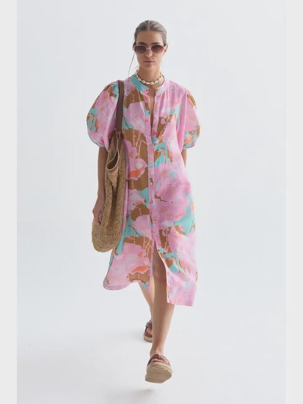 Bubble Dress in Aquarela