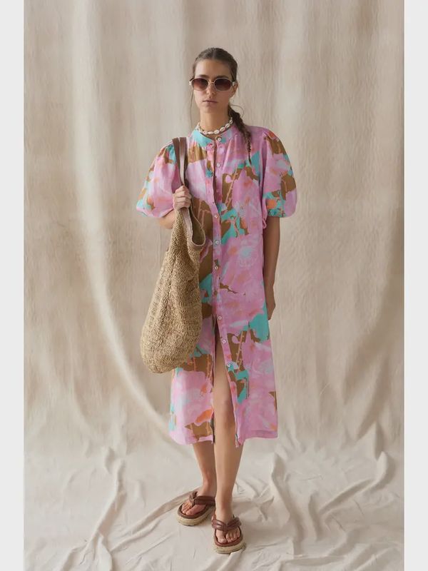 Bubble Dress in Aquarela