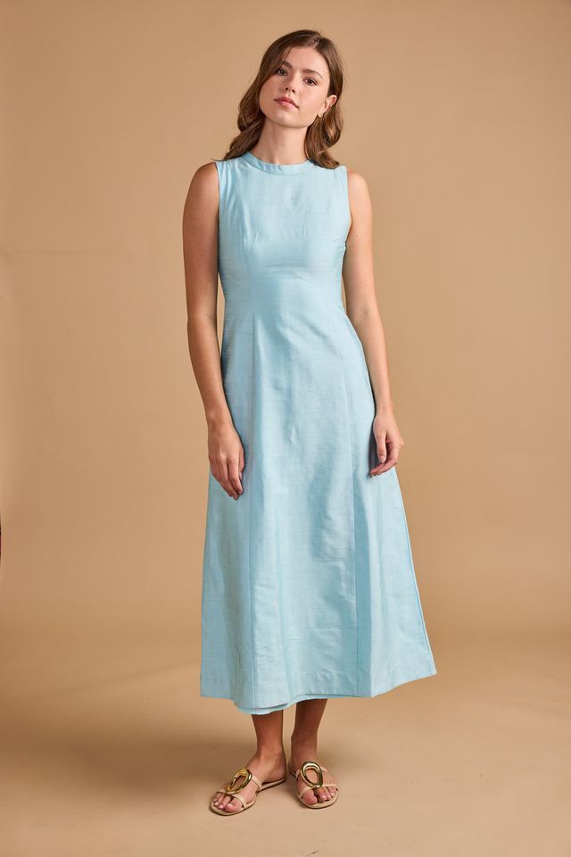 Levina Dress in Aqua, Size: XS