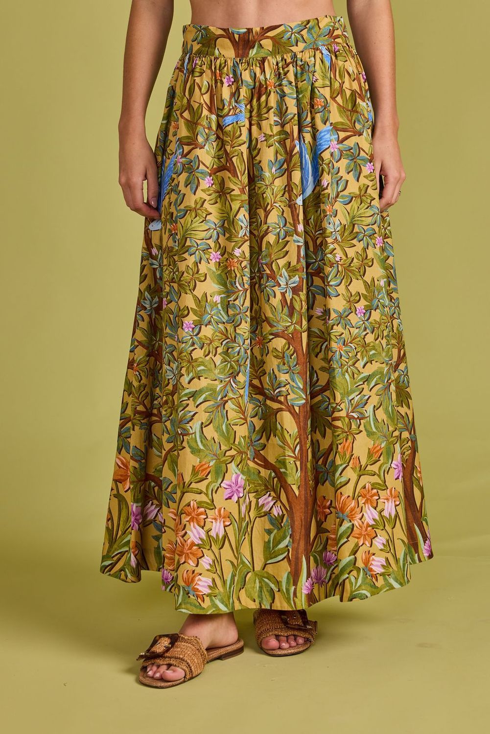 Maeve Skirt in Forest, Size: Small