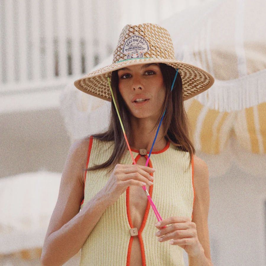 Lifeguard Hat | Seas the Day, Ombre Neon, Size: S/M