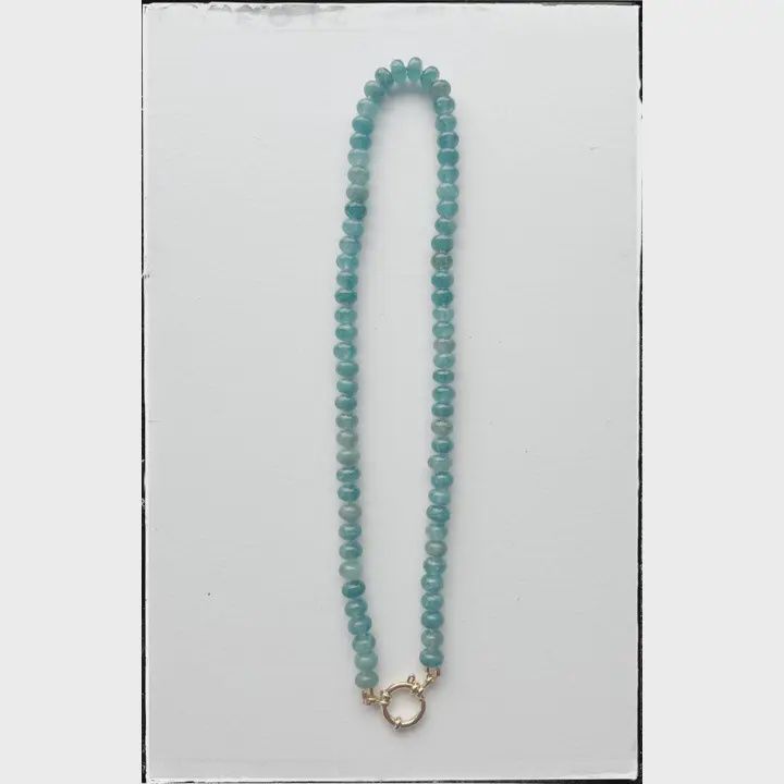 Jade &amp; Jasper Beaded Necklace