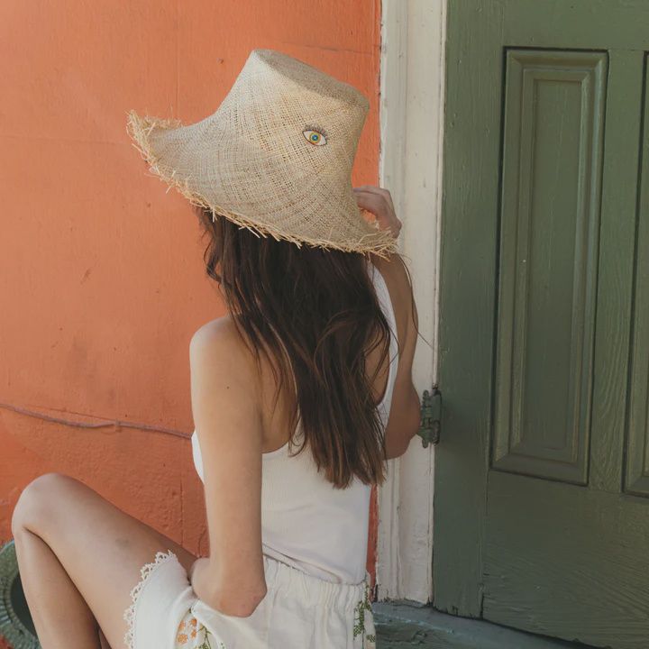 Evil Eye Sandpiper Hat, Size: S/M