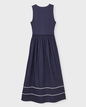 Isadora Dress in Midnight Blue