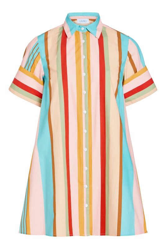 Dock Dress in Amberline Stripes, Size: XS