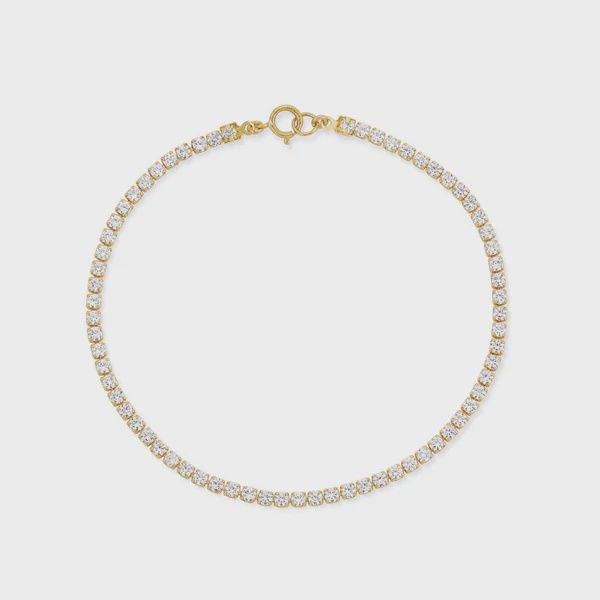 Material Girl Tennis Bracelet Gold