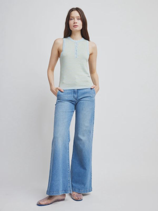 Claire Henley Tank in Sunshine/Sky