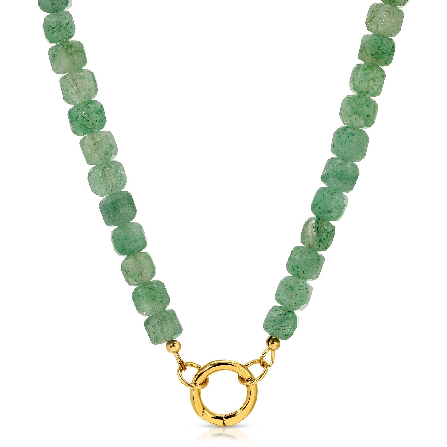 Charm Keeper Necklace Strawberry Green