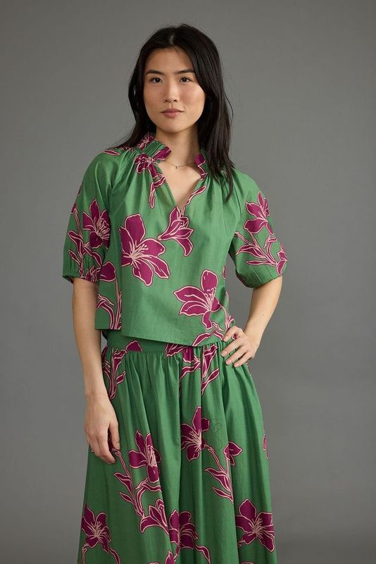 Trish Top in Verde Orchid