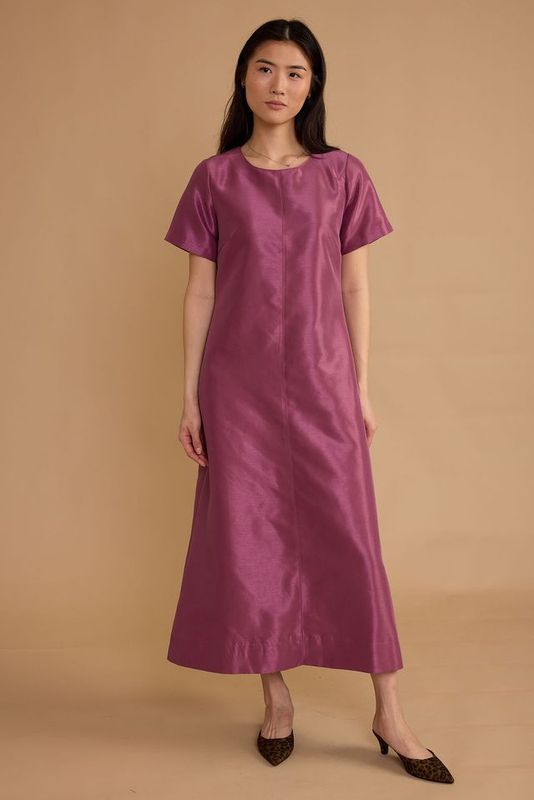Georgia Dress in Mulberry