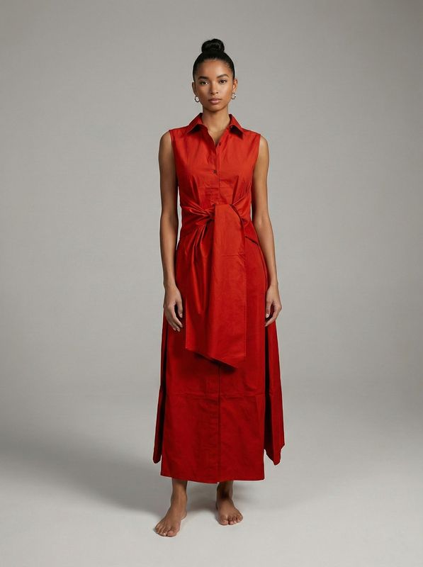 Rust Ember Maxi Dress