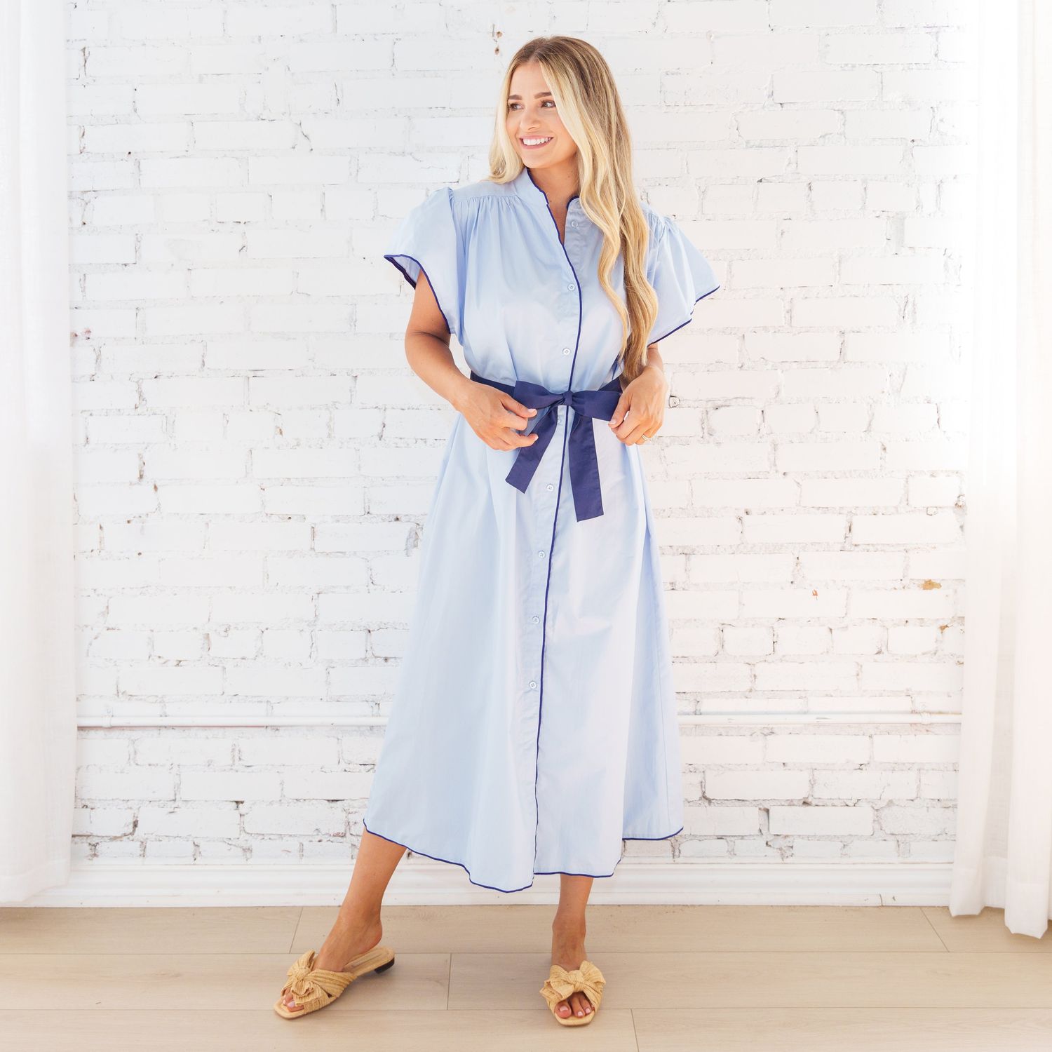 Cassie Dress | Light Blue, Size: Size 1