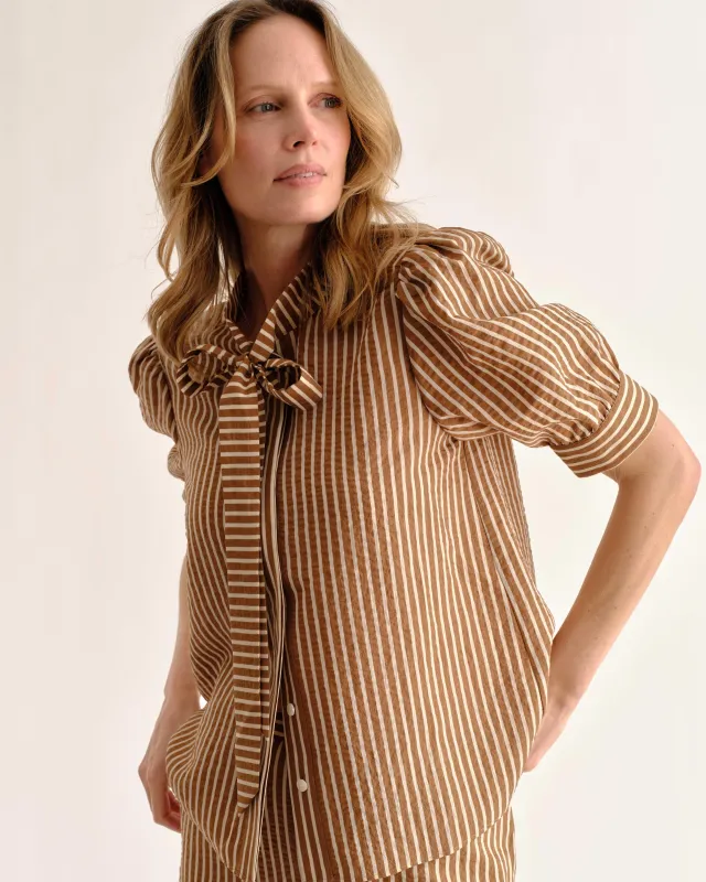 Peggy Top in Winnetka Stripe