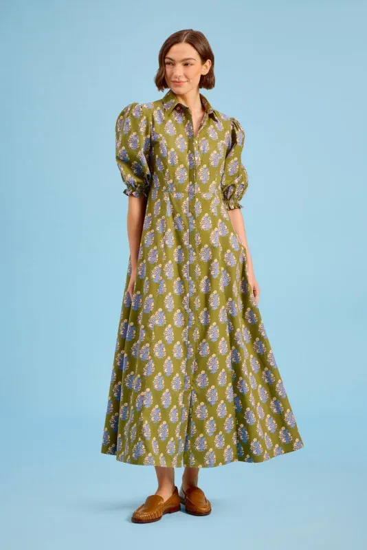Rosie Dress in Verdant, Size: XS