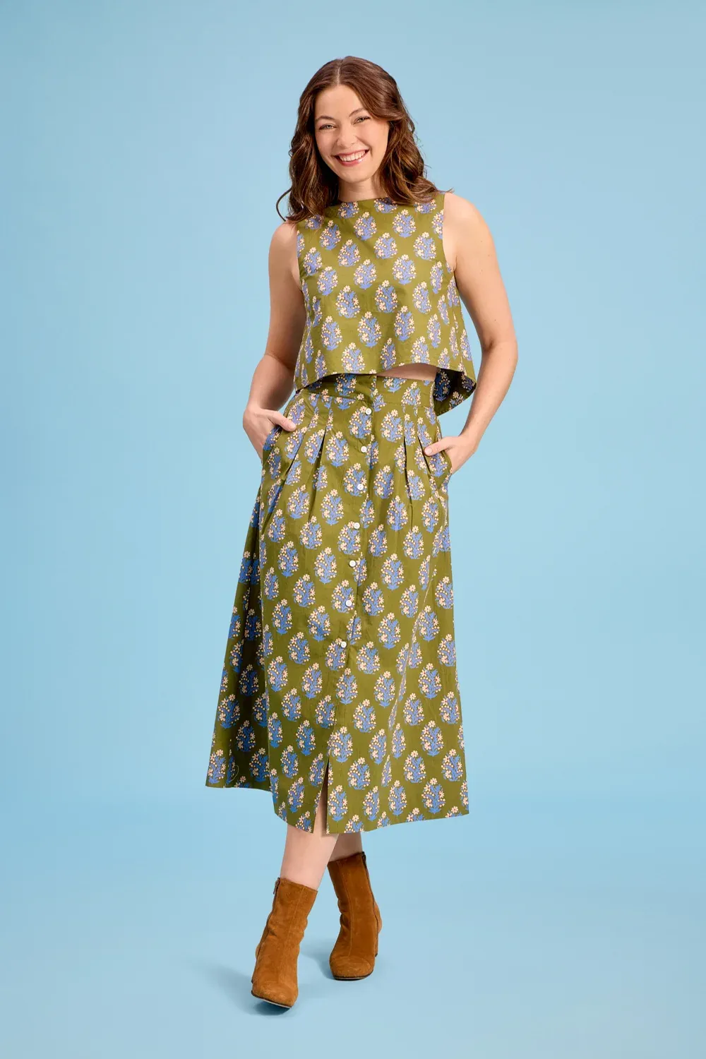 Scout Skirt in Verdant, Size: Small