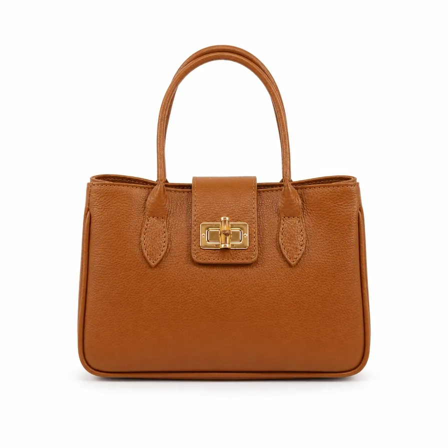 Italian-Style Leather Satchel