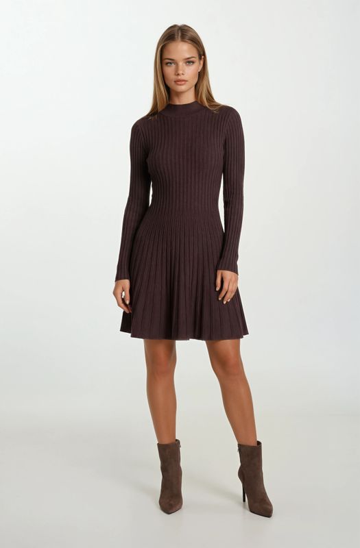 Sadie Brown Mini Dress