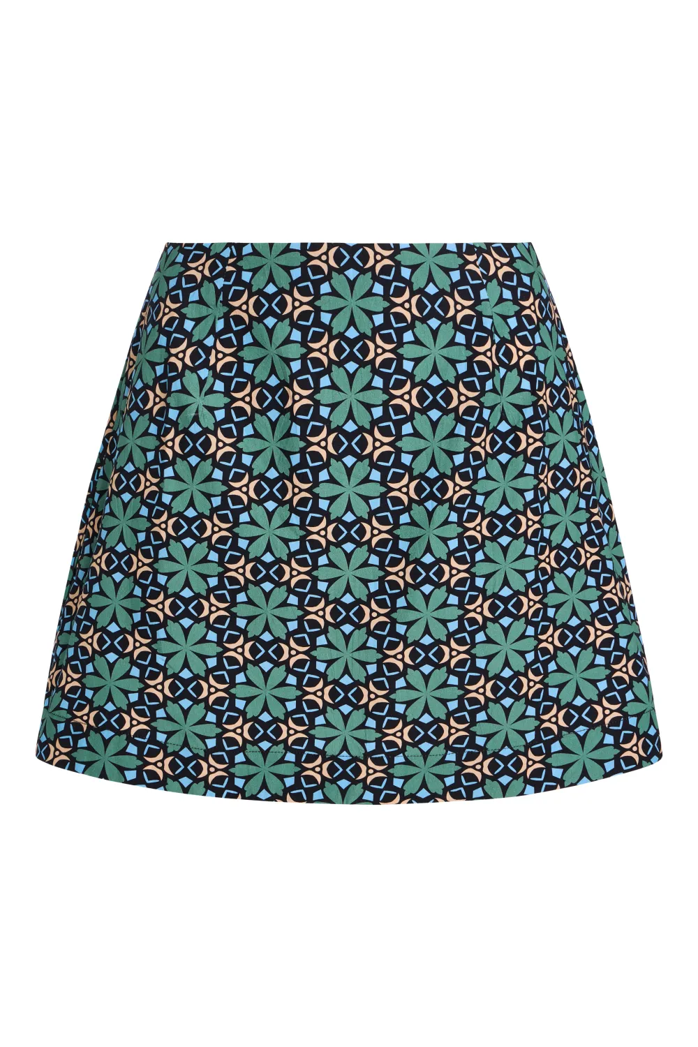 The Mini Skirt | Slate Mosaic, Size: XS