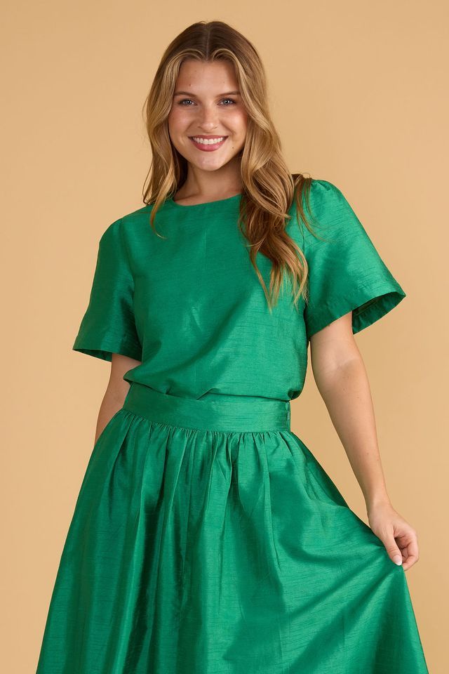 Jamie Top in Mistletoe, Size: XS