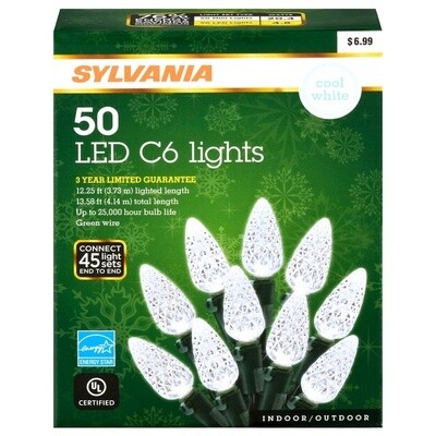 50 led c6 lights