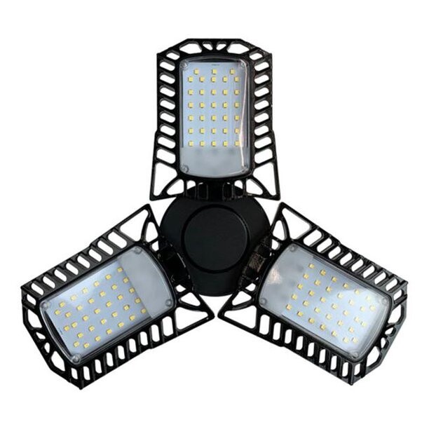 GARAGE LED LIGHT 60W 6000 LUMENS BLACK