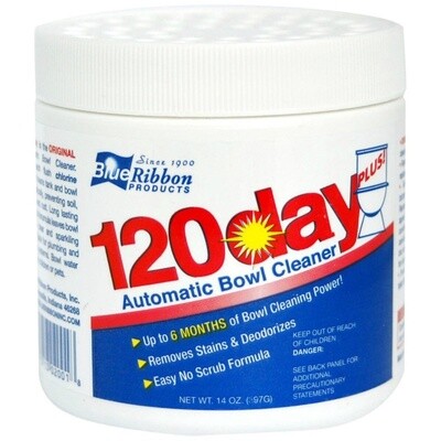 02001 120 DAY PLUS TOILETBOWL CLEANER 14OZ