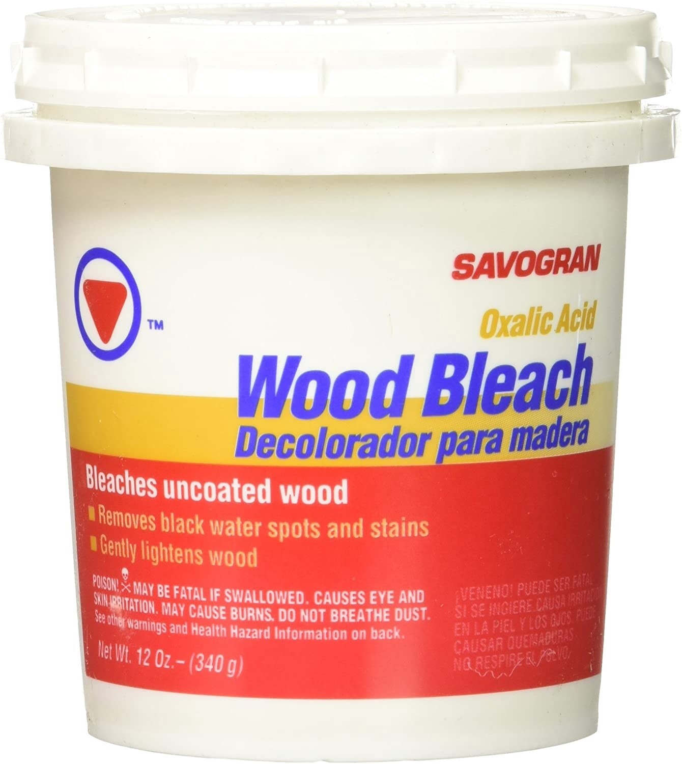332020 WOOD BLEACH CONCENTRATED 12 OZ.