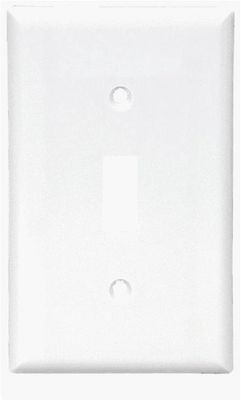 5134W-SP-L(5134W-SP)1 GANG SWITCH PLATE WHITE