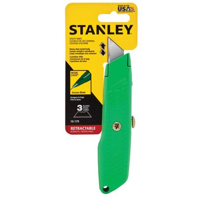 10-179 HI-VIS INTERLOCK (T.M.) UTILITY KNIFE