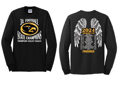 TVHS 2024 State Championship - Long Sleeve - Black