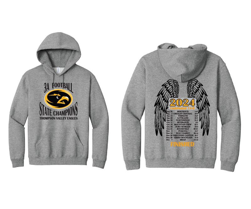 TVHS 2024 State Championship - Hoodie - Grey