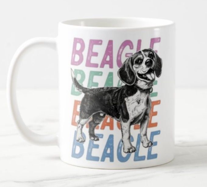 Beagle Dog Mug  - Ceramic Mug